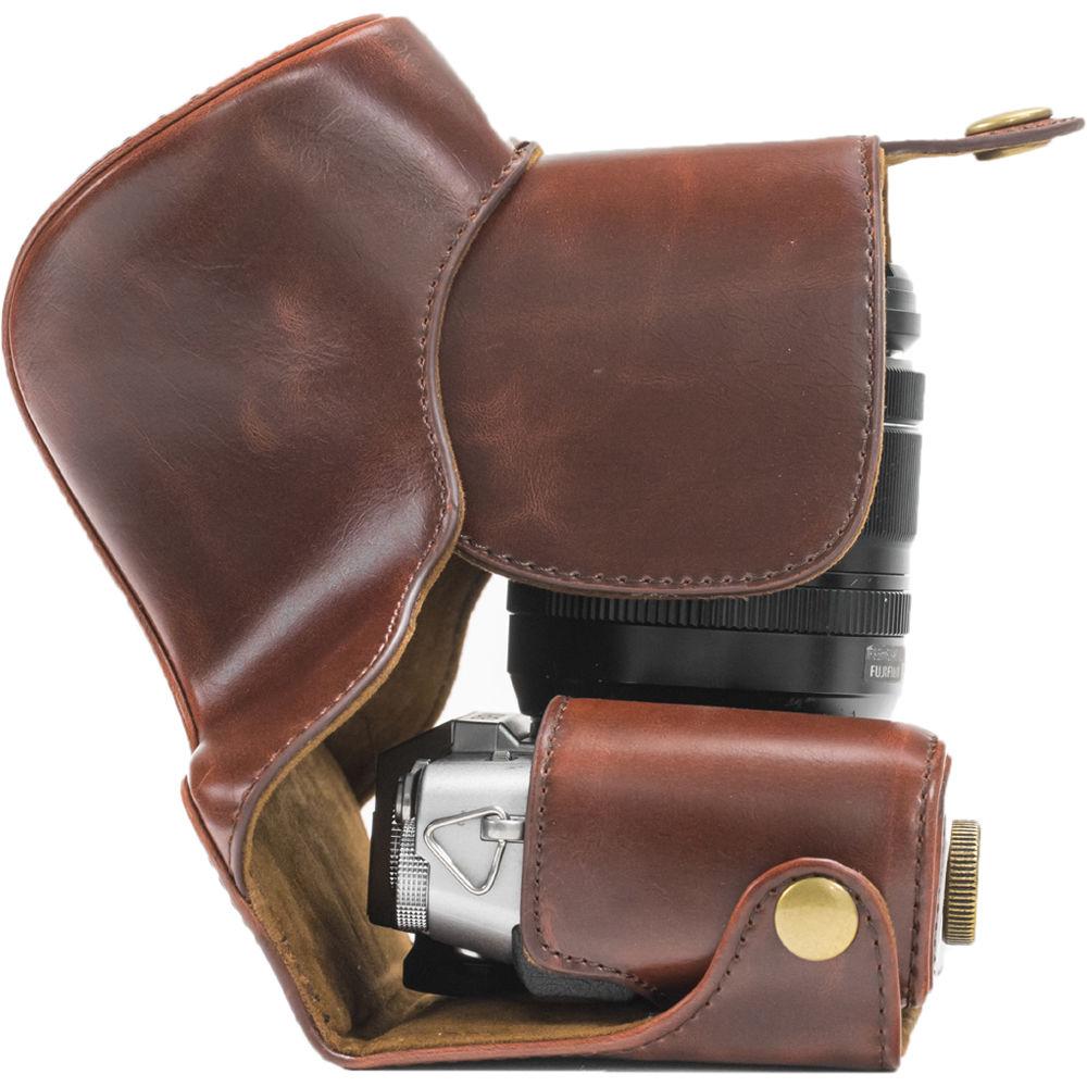 MegaGear Ever Ready PU Leather Camera Case with Strap for Fujifilm X-E2S X-E2