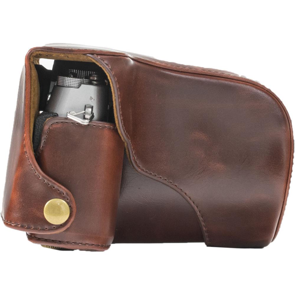MegaGear Ever Ready PU Leather Camera Case with Strap for Fujifilm X-E2S X-E2