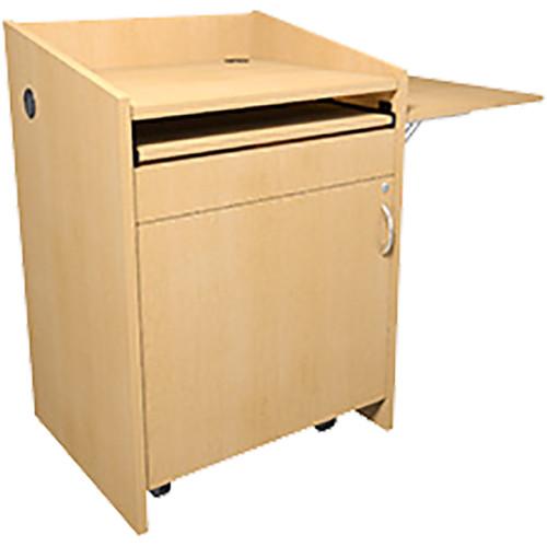 Middle Atlantic L2 Series Lectern with Connectivity & Flip Shelf