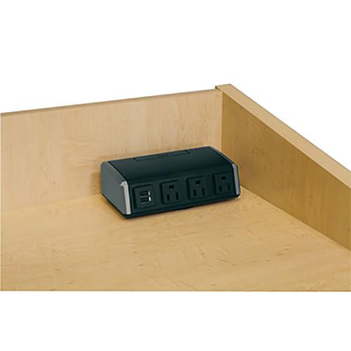 Middle Atlantic L2 Series Lectern with Connectivity & Flip Shelf