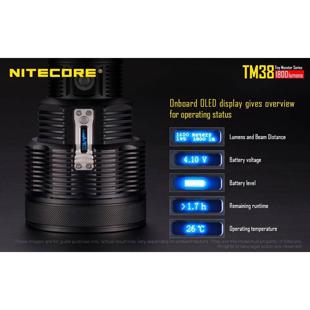 Nitecore TM38 Rechargeable LED Searchlight