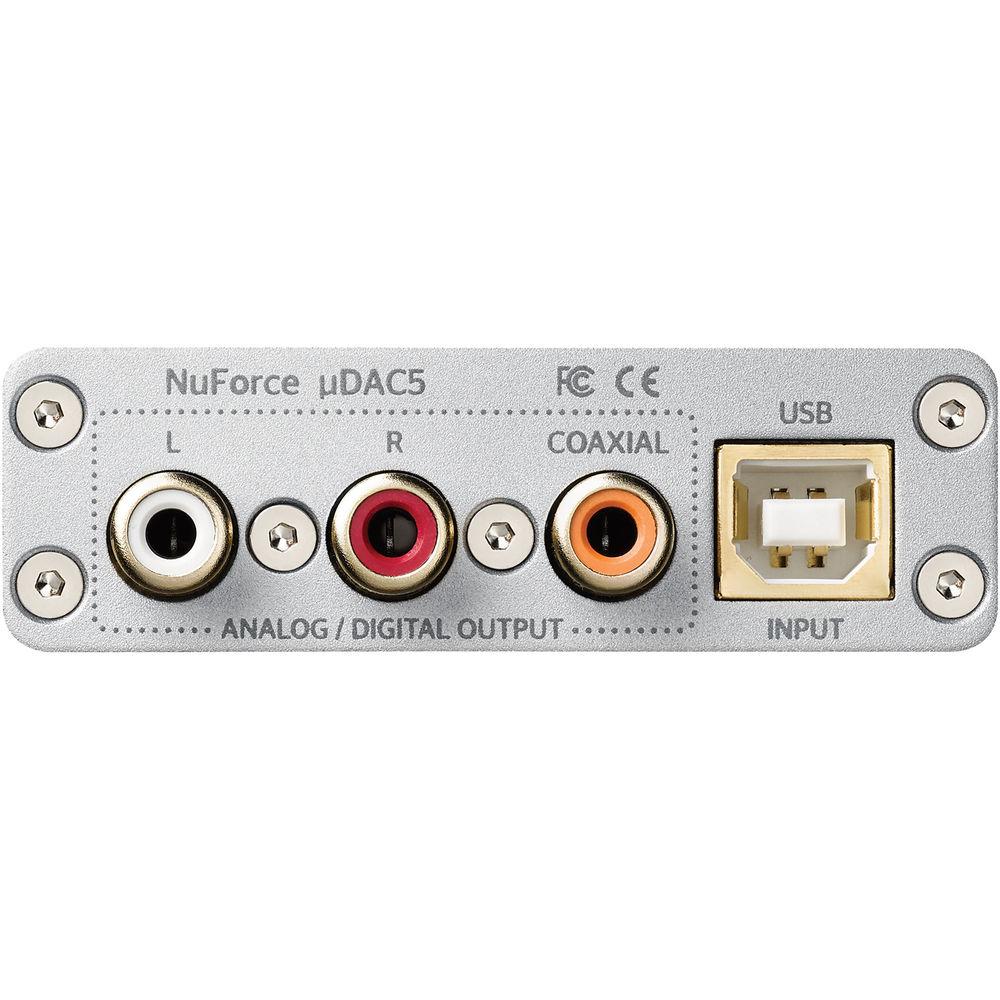 NuForce uDAC5 High-Resolution DAC and Headphone Amplifier