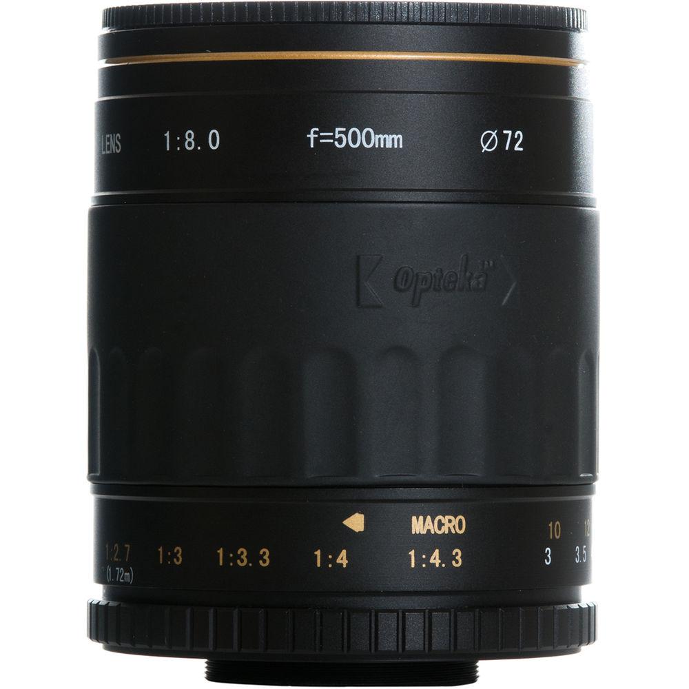 Opteka 500mm f 8 HD Telephoto Mirror Lens for T Mount