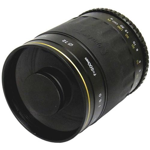 Opteka 500mm f 8 HD Telephoto Mirror Lens for T Mount