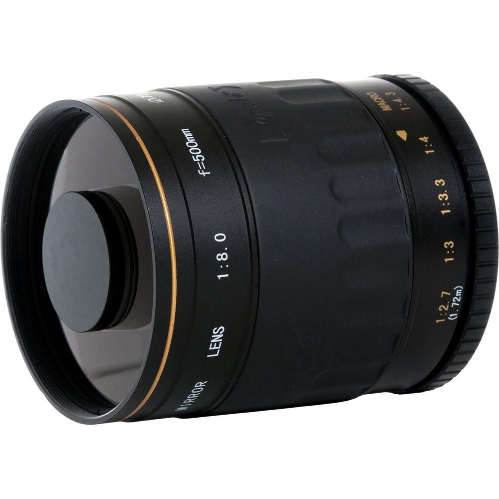 Opteka 500mm f 8 HD Telephoto Mirror Lens for T Mount