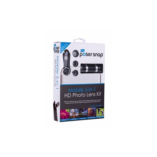 PoserSnap Mobile 5-in-1 Photo Clip Lens Kit