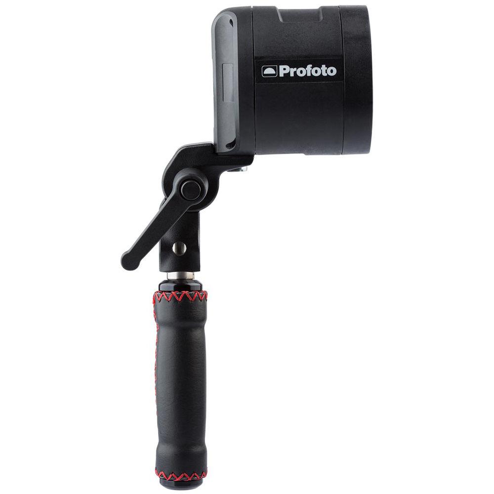 ProMediaGear HIC1 Leather Handle with 5 8" Top-Mounted Adapter