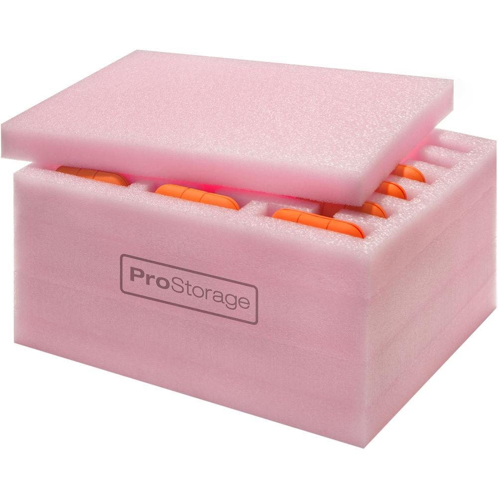 ProStorage 18 Hard Drive Storage Case for 3.5" HDDs, RAID Sleds, and LaCie Orange Rugged Drives