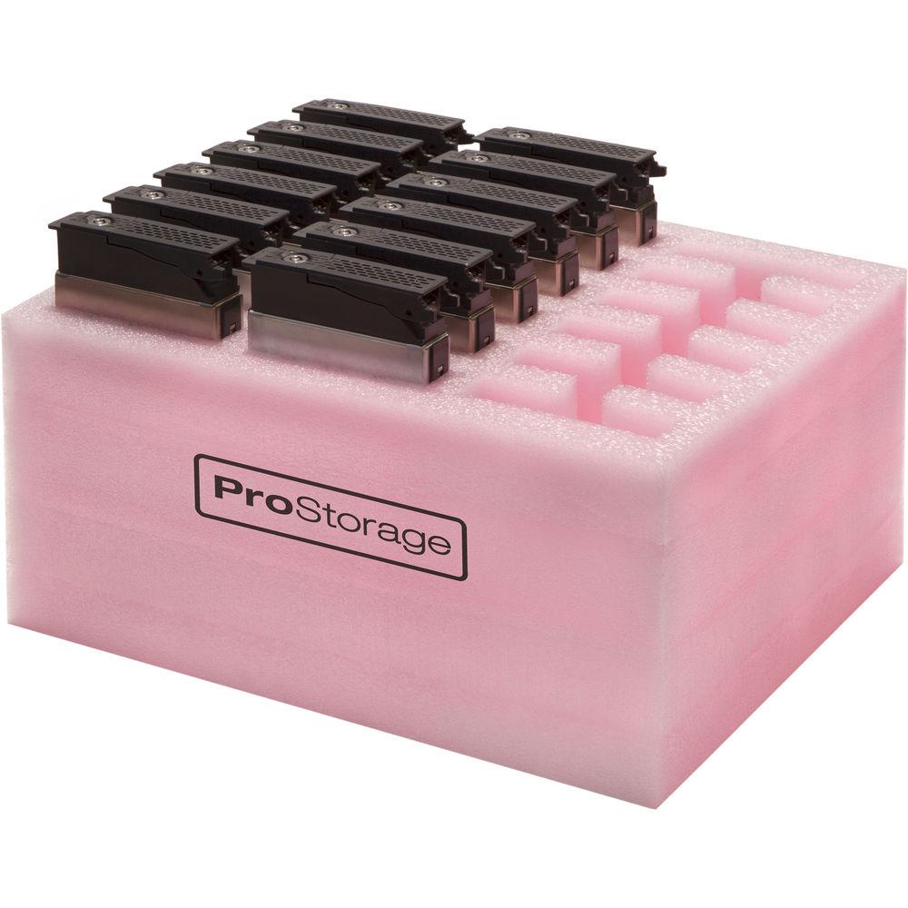 ProStorage 18 Hard Drive Storage Case for 3.5" HDDs, RAID Sleds, and LaCie Orange Rugged Drives