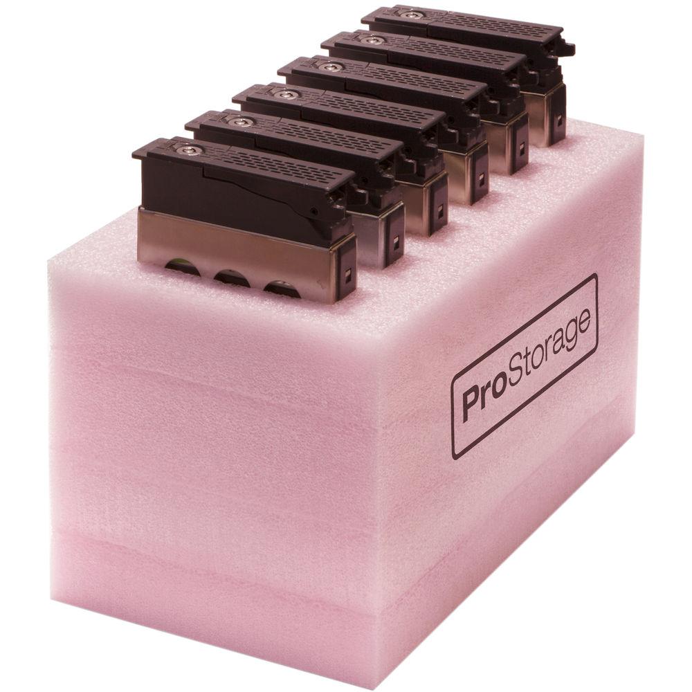 ProStorage 6 Hard Drive Storage Case for 3.5" HDDs, RAID Sleds, and LaCie Orange Rugged Drives