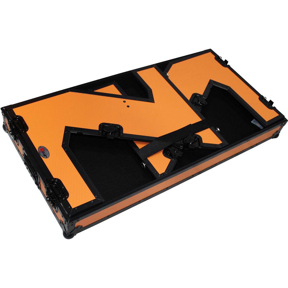 ProX Portable Z-Style DJ Table Flight Case with Handles & Wheels