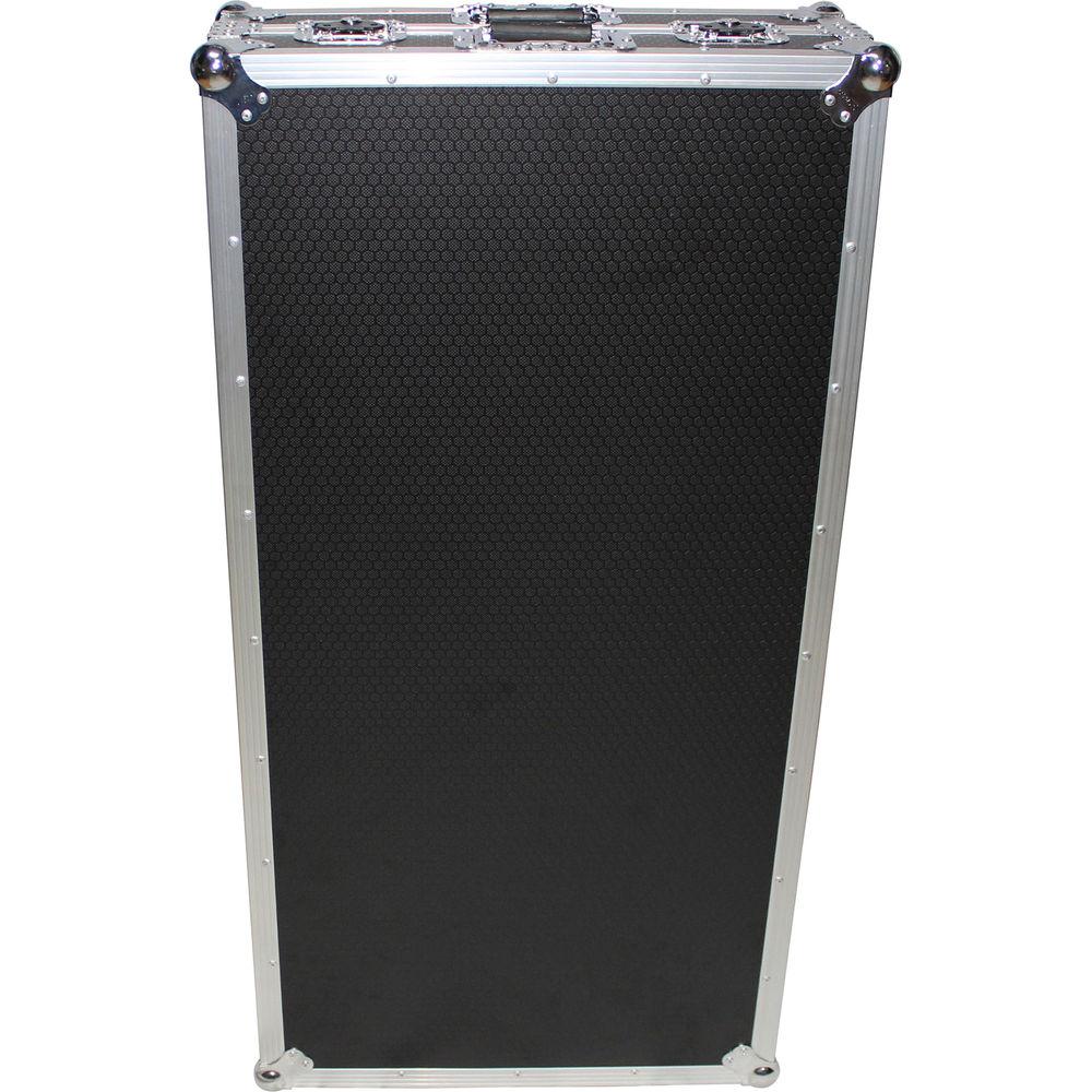 ProX Portable Z-Style DJ Table Flight Case with Handles & Wheels