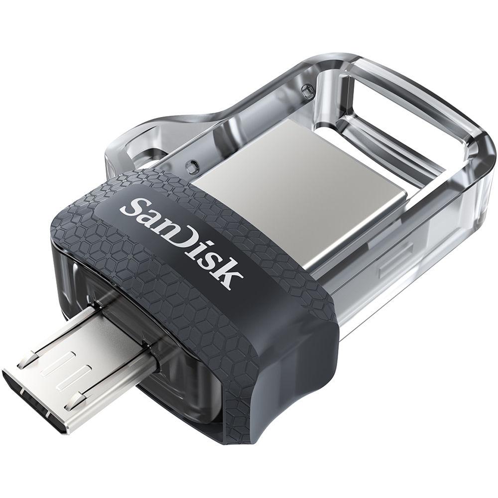 SanDisk 32GB Ultra Dual m3.0 USB 3.0 micro-USB Flash Drive