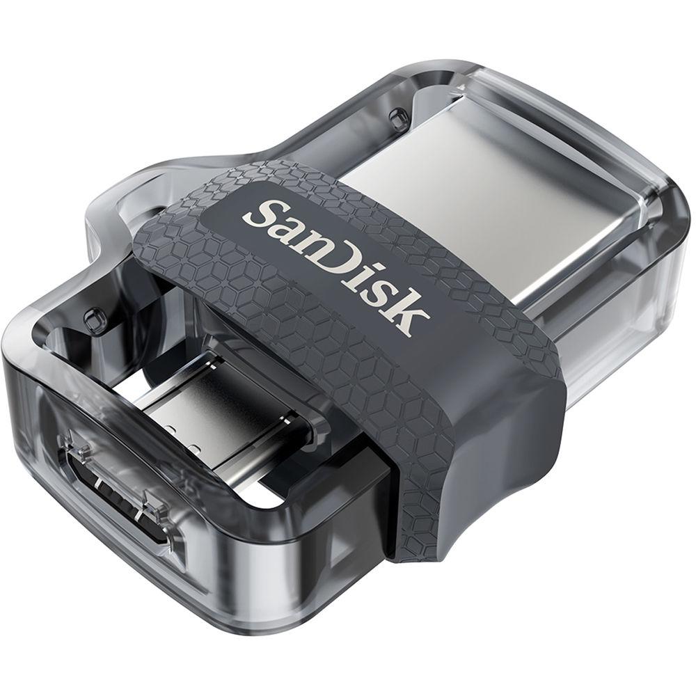 SanDisk 64GB Ultra Dual m3.0 USB 3.0 micro-USB Flash Drive