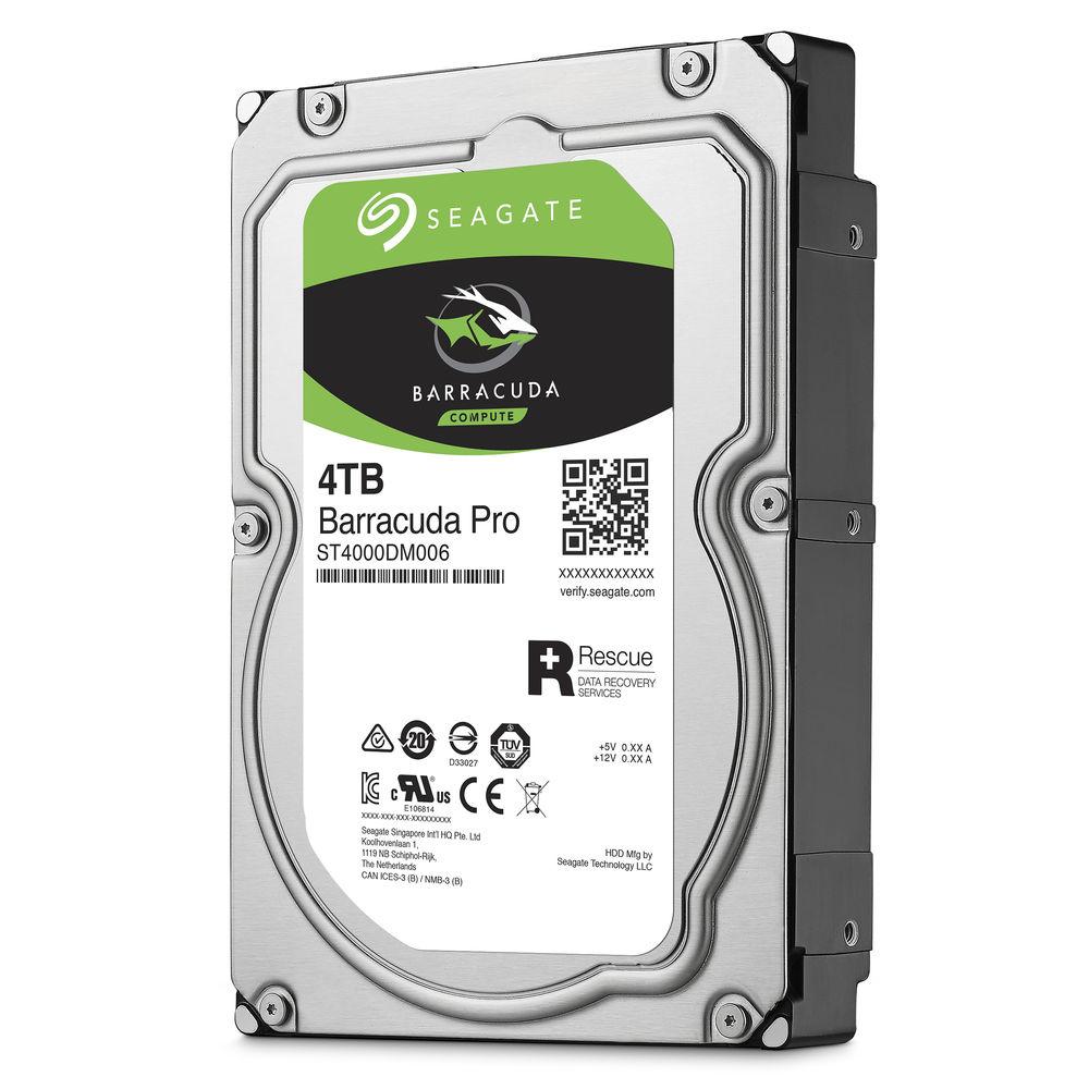 Seagate 4TB BarraCuda Pro 7200 rpm SATA III 3.5" Internal HDD