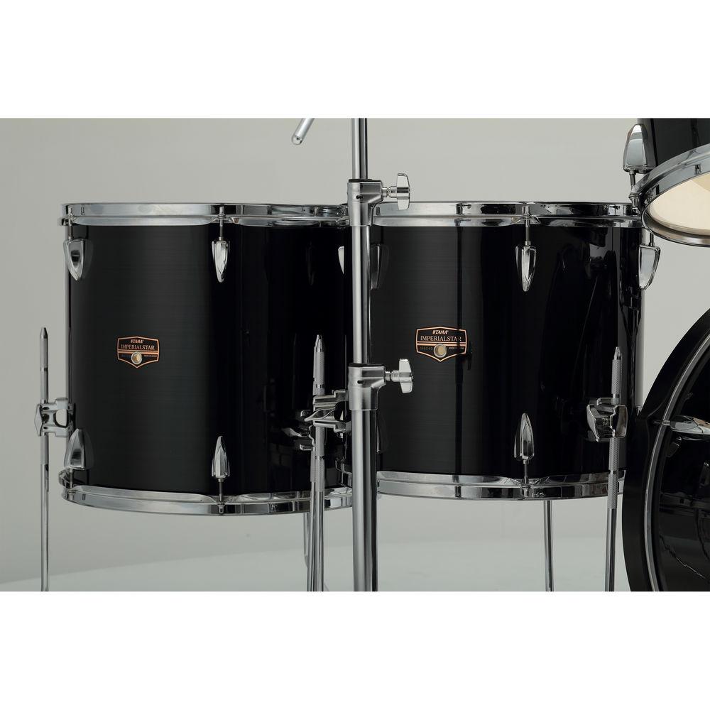 TAMA IP62NCHBK Imperialstar 6-Piece Drum Set with Cymbals