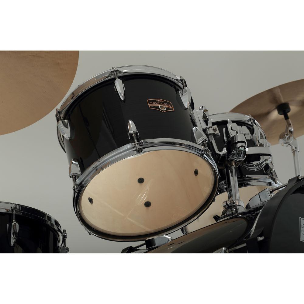 TAMA IP62NCHBK Imperialstar 6-Piece Drum Set with Cymbals