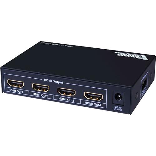 Vanco 1x4 HDMI 4K 2K Splitter, Vanco, 1x4, HDMI, 4K, 2K, Splitter