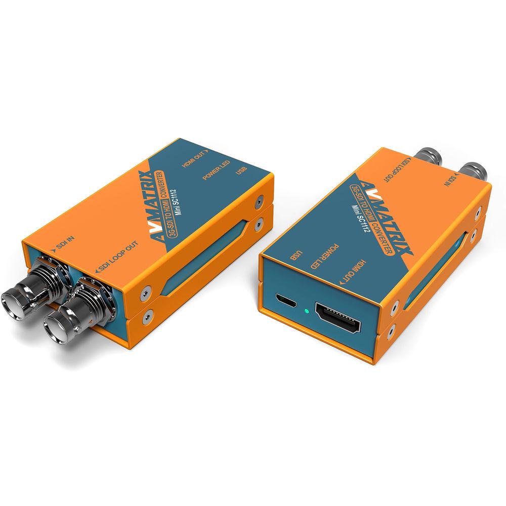 AV Matrix Mini SC1112 3G-SDI to HDMI Pocket-Size Broadcast Converter