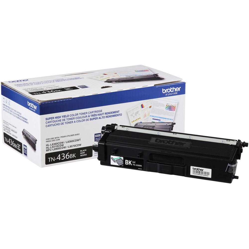 Brother TN436BK Black Super High-Yield Toner Cartridge