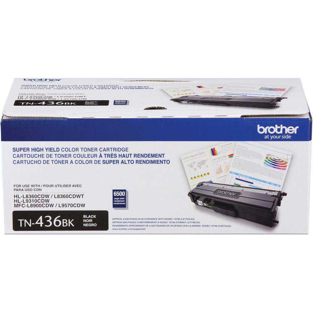 Brother TN436BK Black Super High-Yield Toner Cartridge