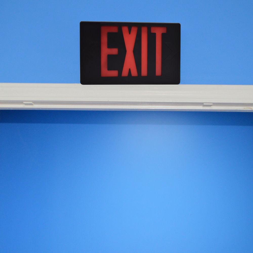 Bush Baby Hardwired Exit Sign with 4K UHD Covert Wi-Fi Camera