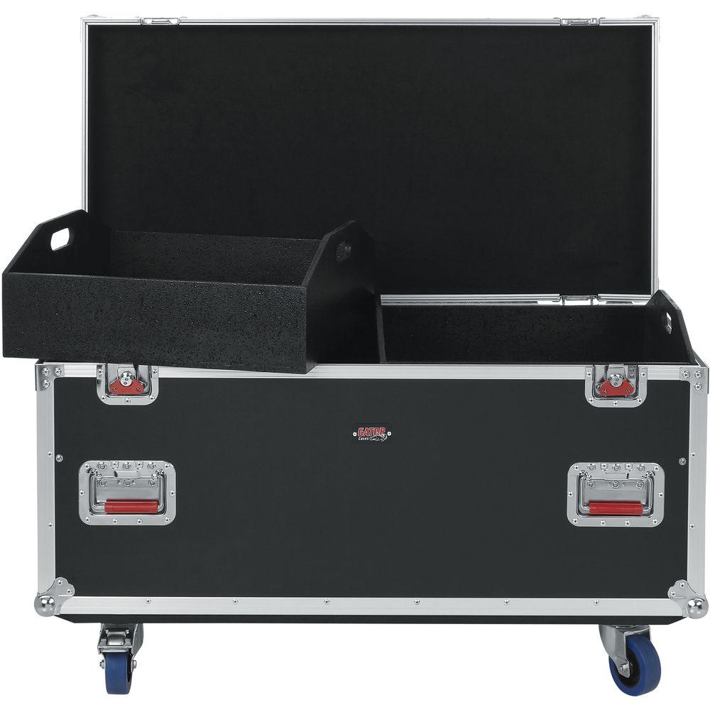 Gator Cases G-Tour Series 12mm ATA Truck Pack Trunk with Casters and Dividers
