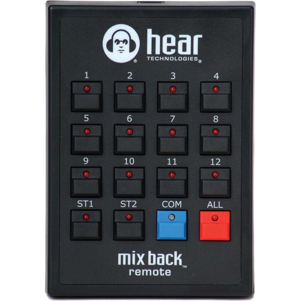 Hear Technologies Mix Back Mixer 16-Channel Monitor Mixer with Talkback Remote