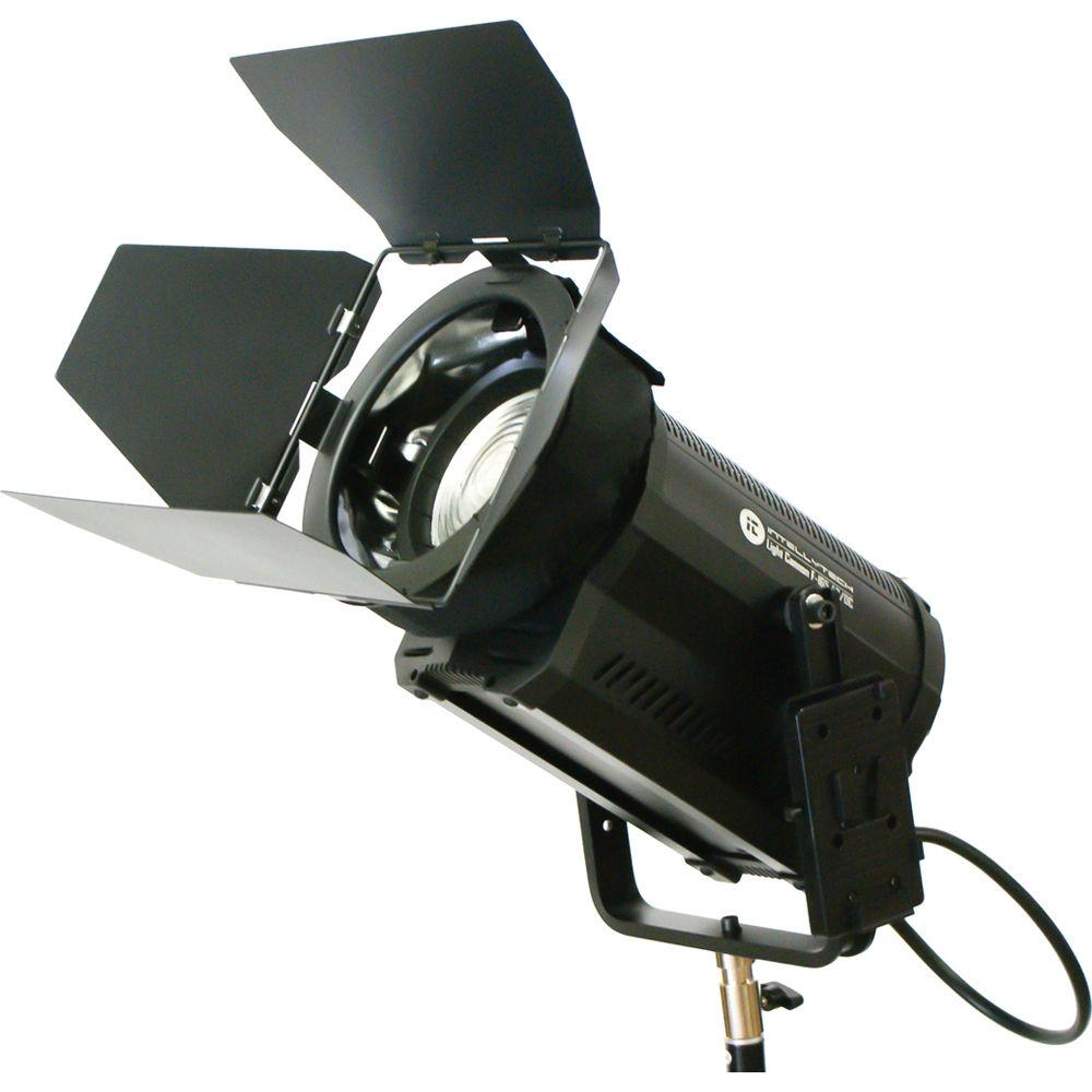 Intellytech Light Cannon F-165 AC DC 5500K High-Output LED Fresnel with Wi-Fi and V-Mount Battery Plate