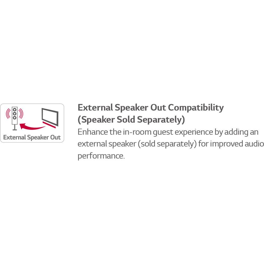 LG 40" Pro:Centric Hospitality LED TV with Integrated Pro:Idiom and b-LAN