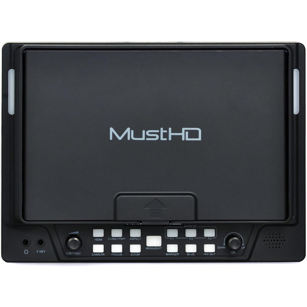 MustHD 7" 4K 3G-SDI & HDMI IPS On-Camera Monitor