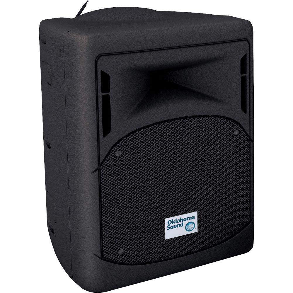 Oklahoma Sound 40W Wireless PA System with Wireless Handheld Microphone