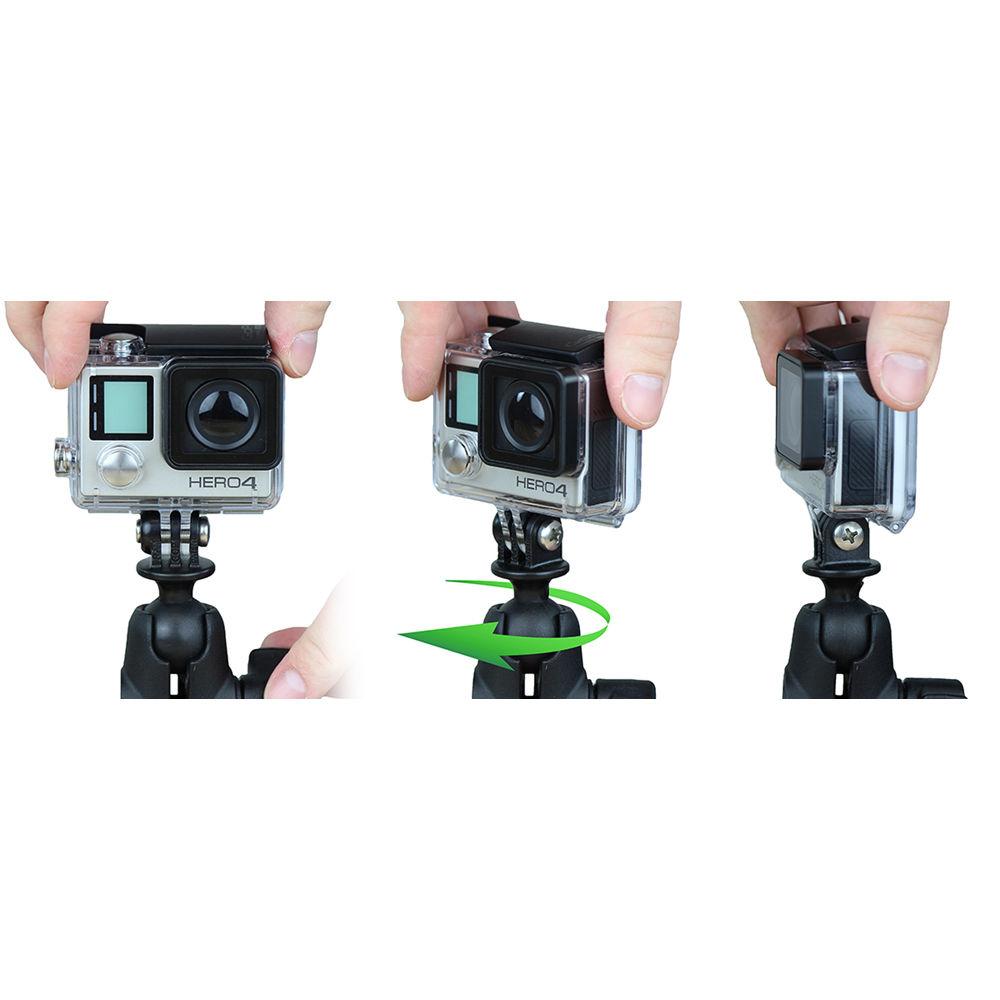 RAM MOUNTS 1" Ball Adapter for GoPro Bases with Short Arm & Action Camera Adapter