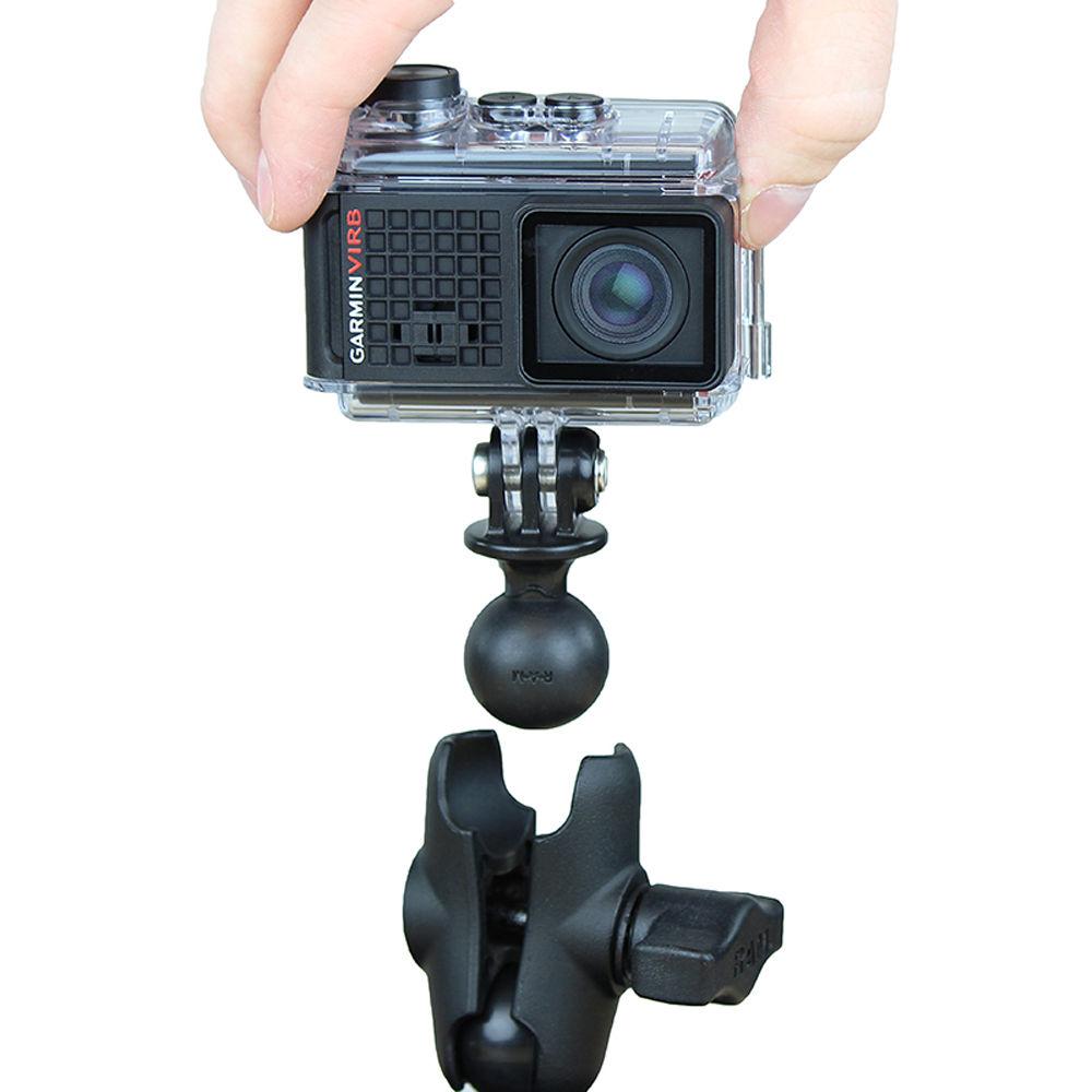 RAM MOUNTS 1" Ball Adapter for GoPro Bases with Short Arm & Action Camera Adapter