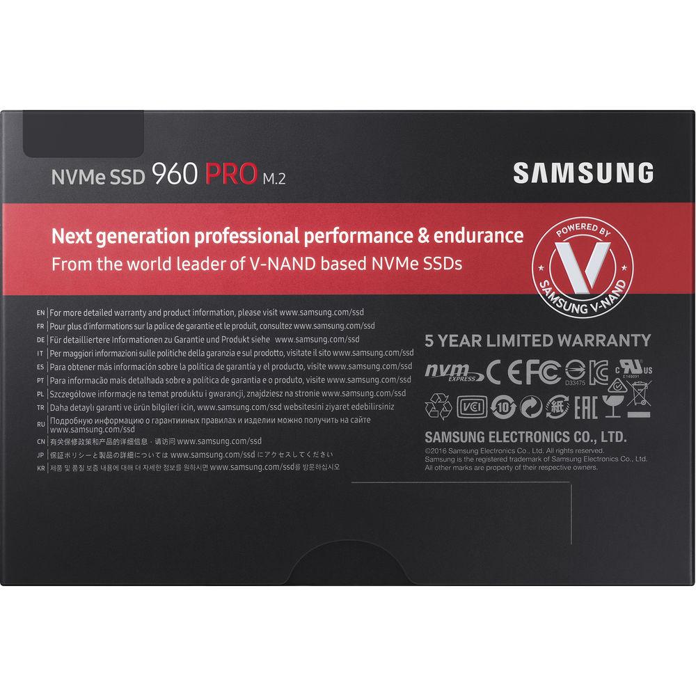 Samsung 512GB 960 PRO M.2 Internal SSD