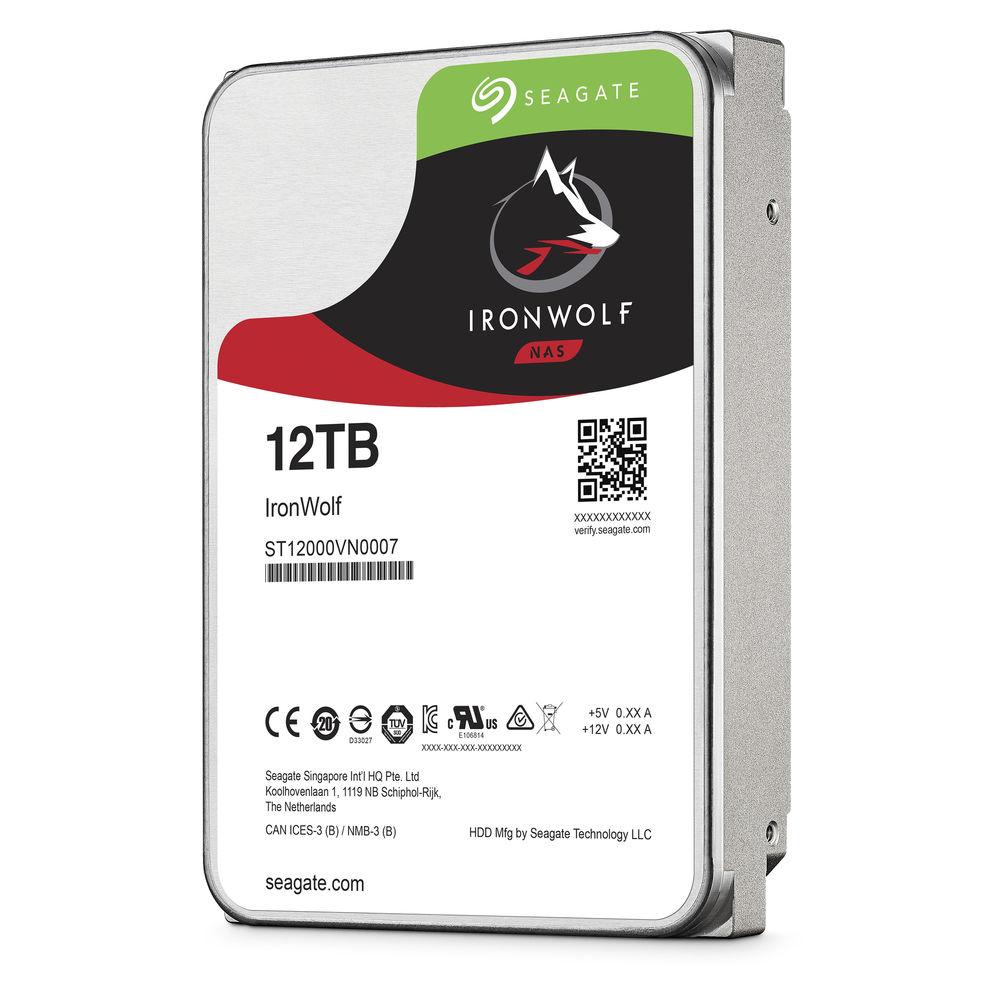 Seagate 12TB IronWolf 7200 rpm SATA III 3.5" Internal NAS HDD