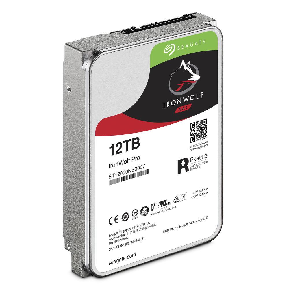 Seagate 12TB IronWolf Pro 7200 rpm SATA III 3.5" Internal NAS HDD