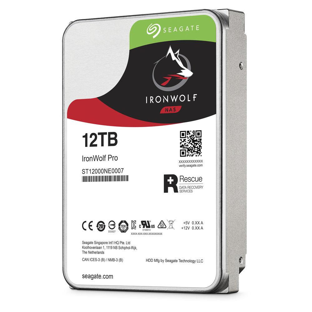 Seagate 12TB IronWolf Pro 7200 rpm SATA III 3.5" Internal NAS HDD