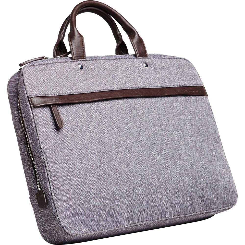 Setton Brothers Avanti Herringbone Briefcase for 15" Laptops