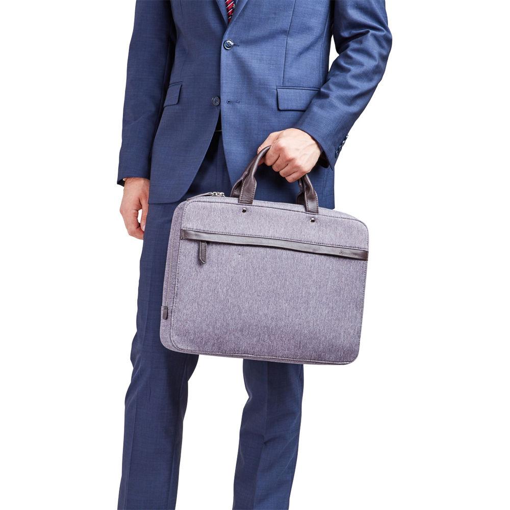 Setton Brothers Avanti Herringbone Briefcase for 15" Laptops