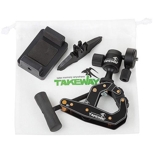 Takeway T1 Clampod Clamp Mount Stand for Cameras, Smartphones & Tablets