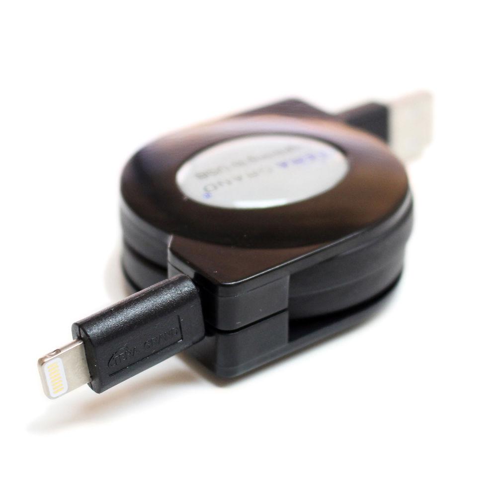 Tera Grand Retractable USB Type-A to Lightning Cable