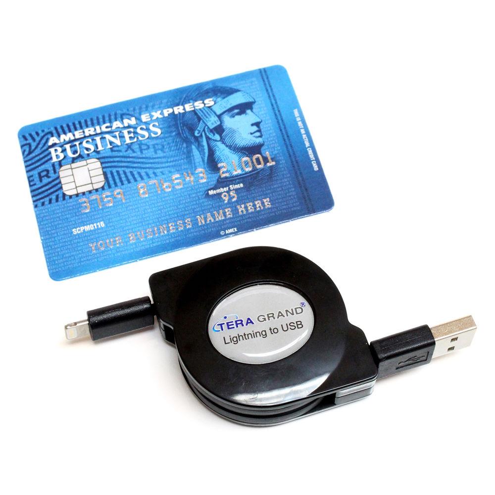 Tera Grand Retractable USB Type-A to Lightning Cable