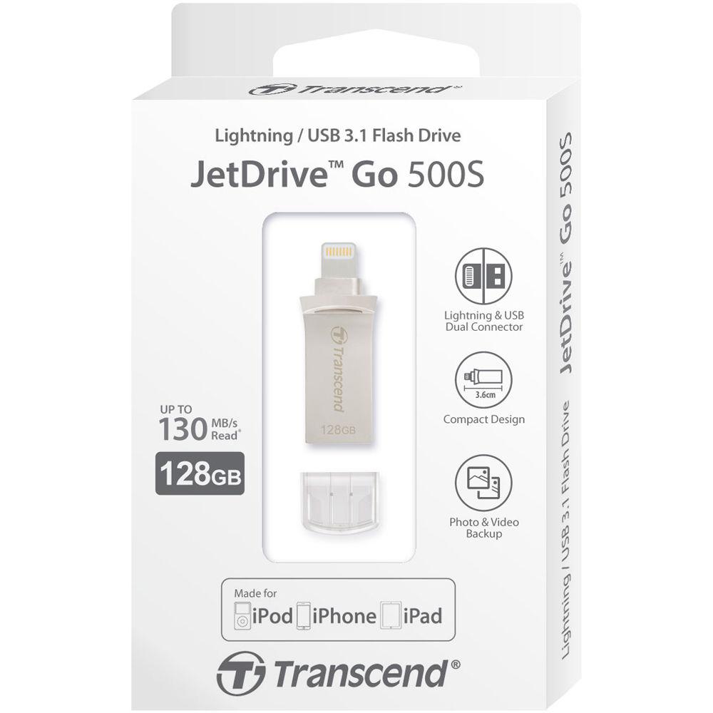Transcend JetDrive Go 500 Mobile Storage for iOS Devices