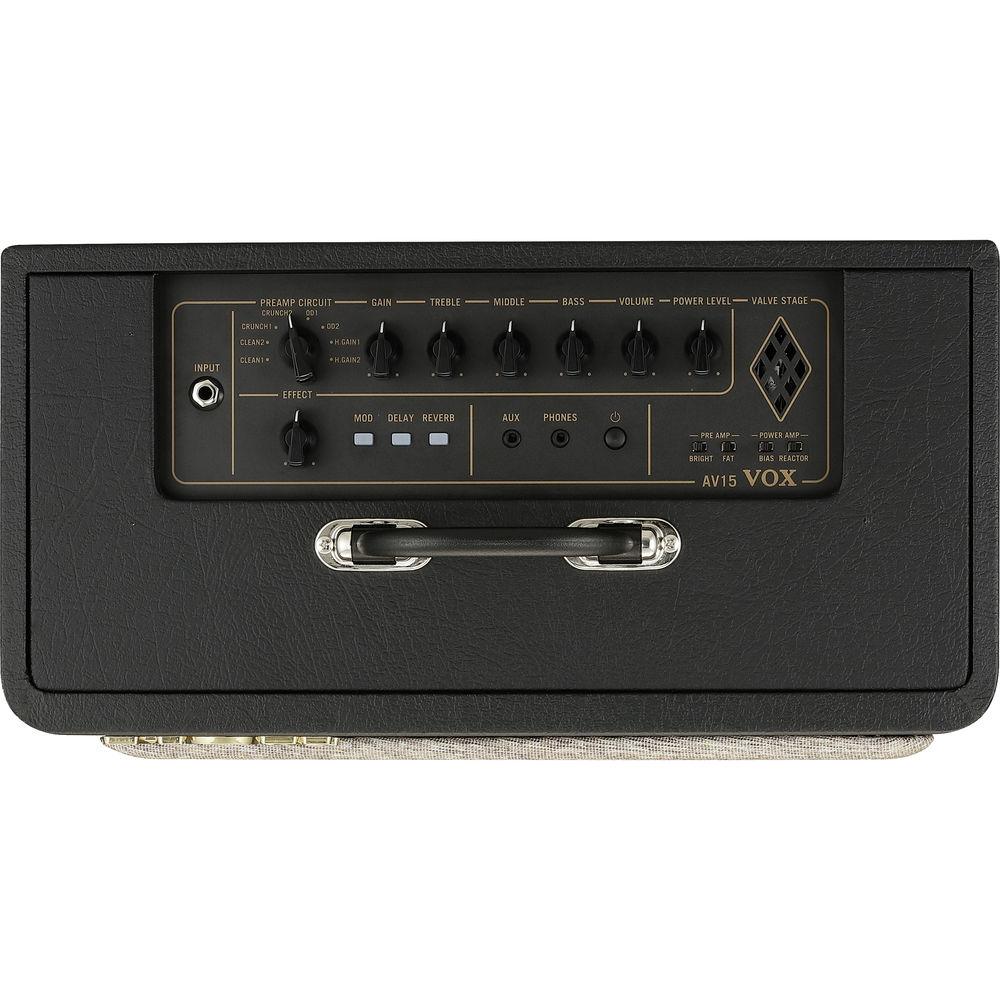 VOX AV15 - 15W 1x8" Analog Modeling Guitar Amplifier
