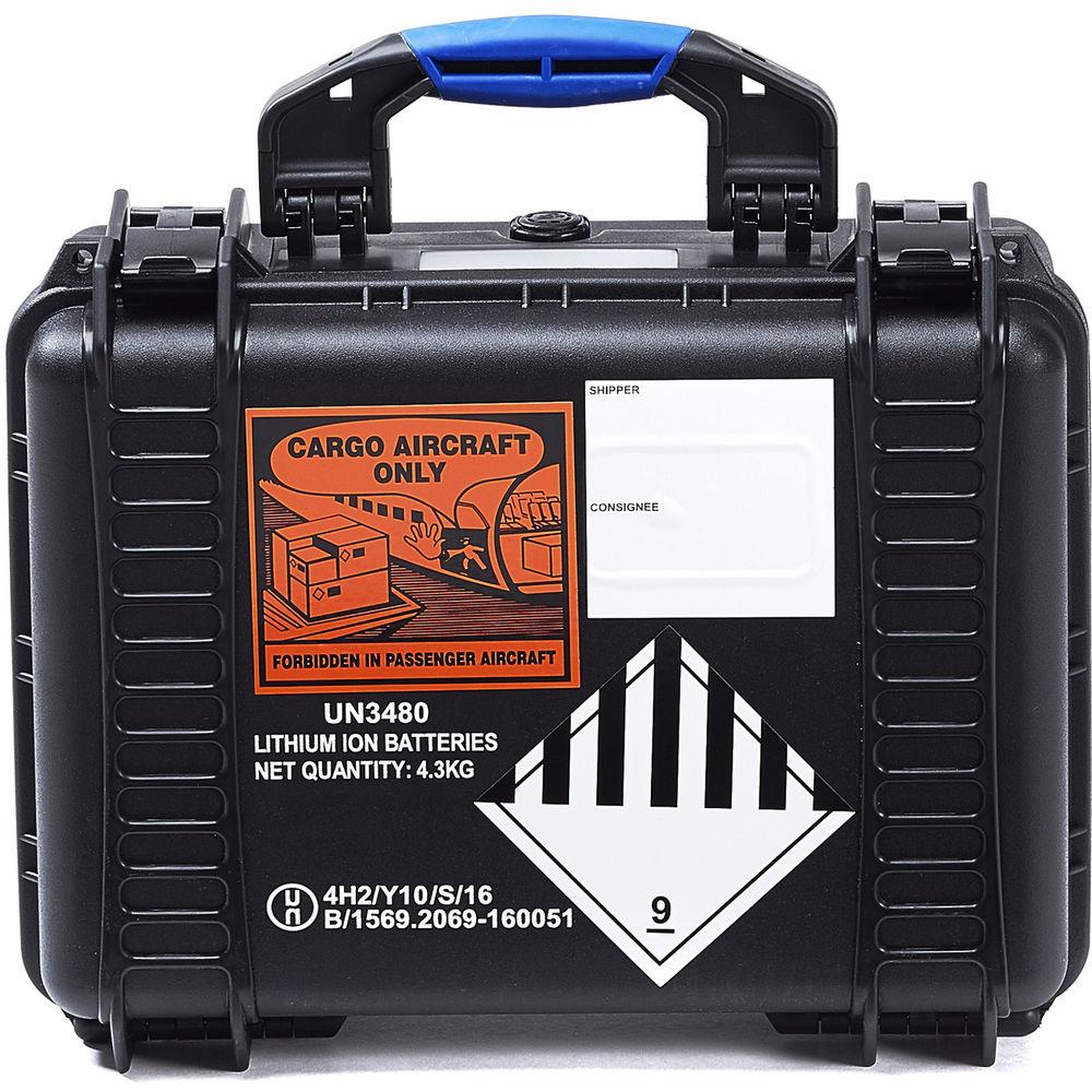 BLUESHAPE BX8 8-Battery UN Certified Lithium-Ion Battery Transport Case