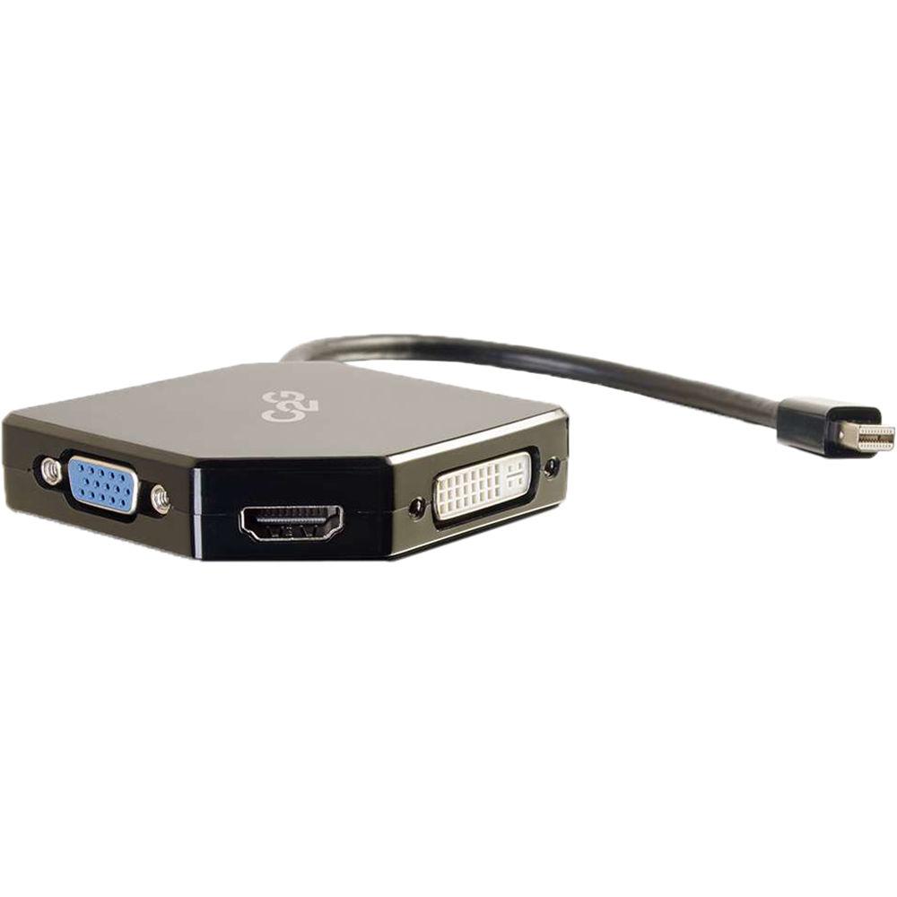 C2G Mini DisplayPort to HDMI DVI VGA Adapter