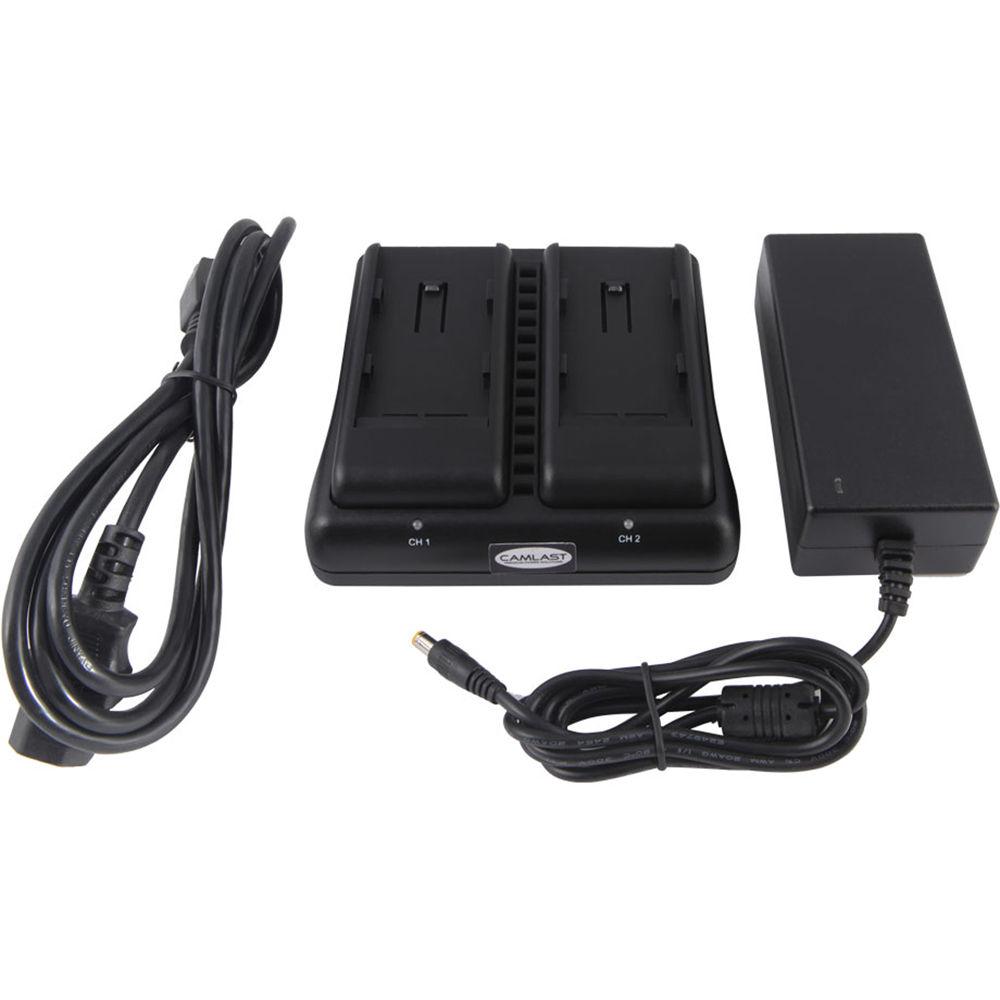 CAMLAST Charger for Two Sony BP-U Batteries