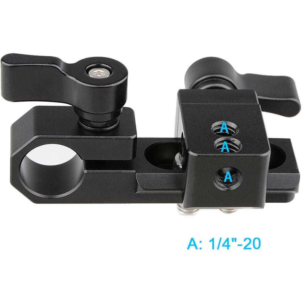 CAMVATE Single 15mm Rod Clamp with NATO Clamp