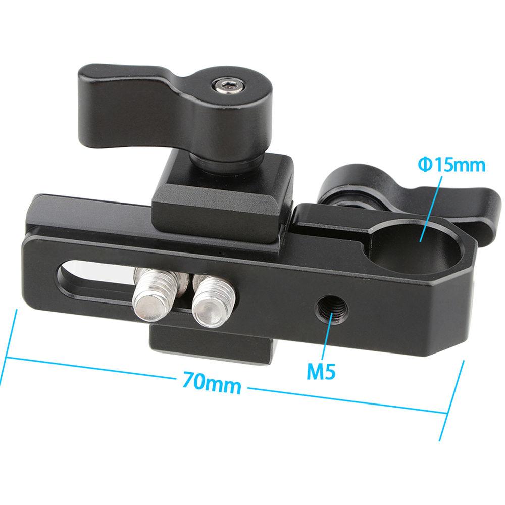CAMVATE Single 15mm Rod Clamp with NATO Clamp